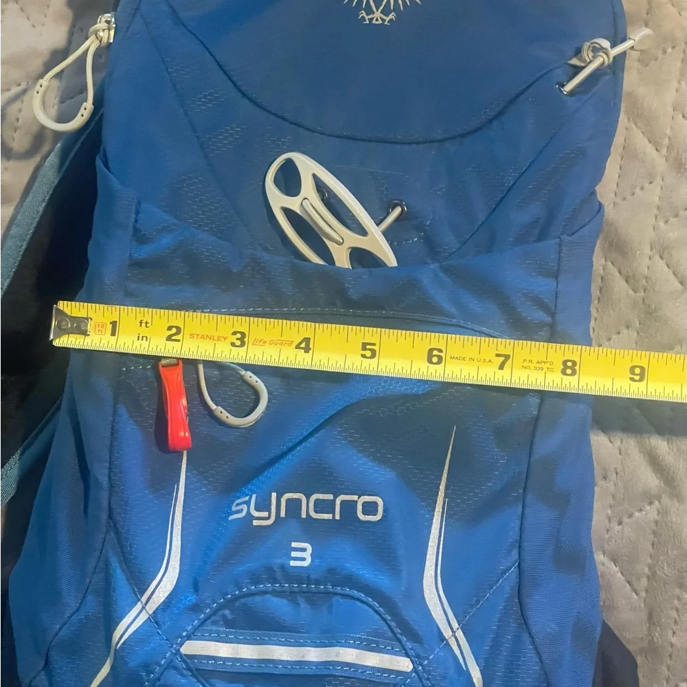 Osprey Syncro 3‎ hydration backpack blue pre-owned condition